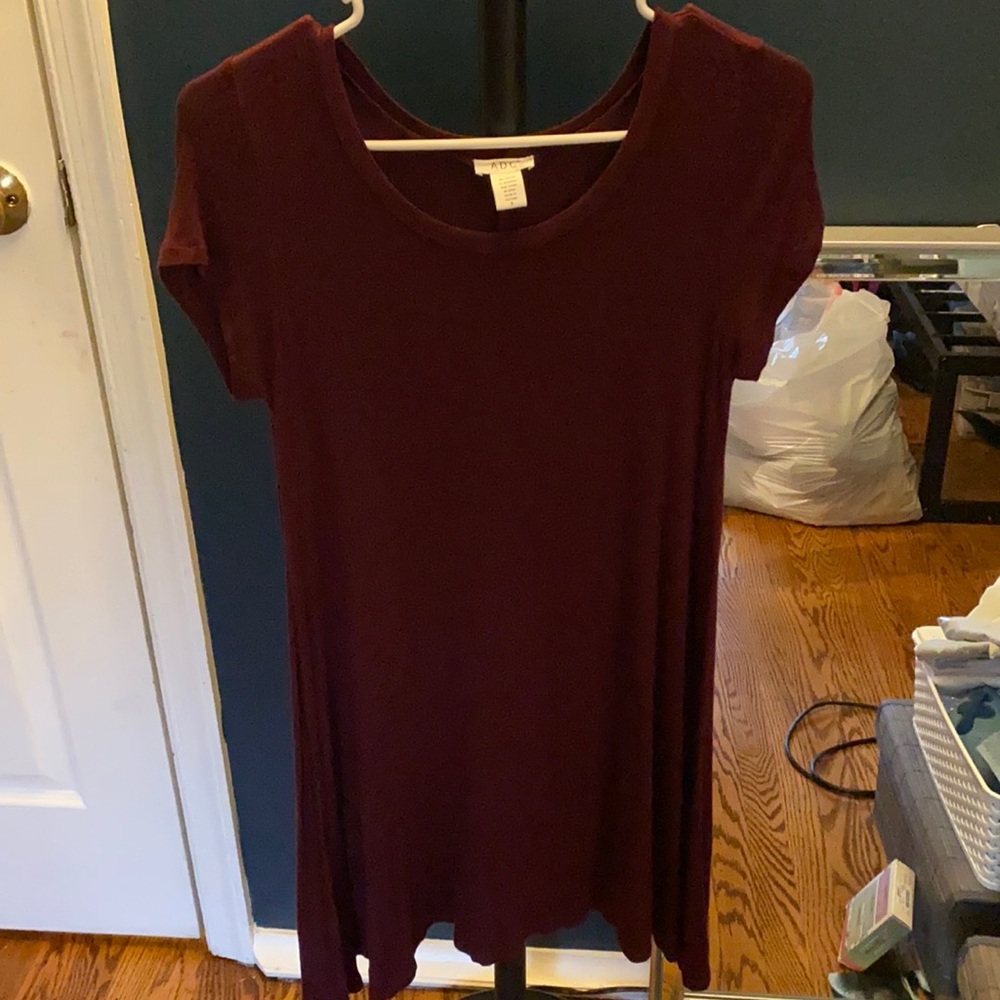 Dark Red Dress